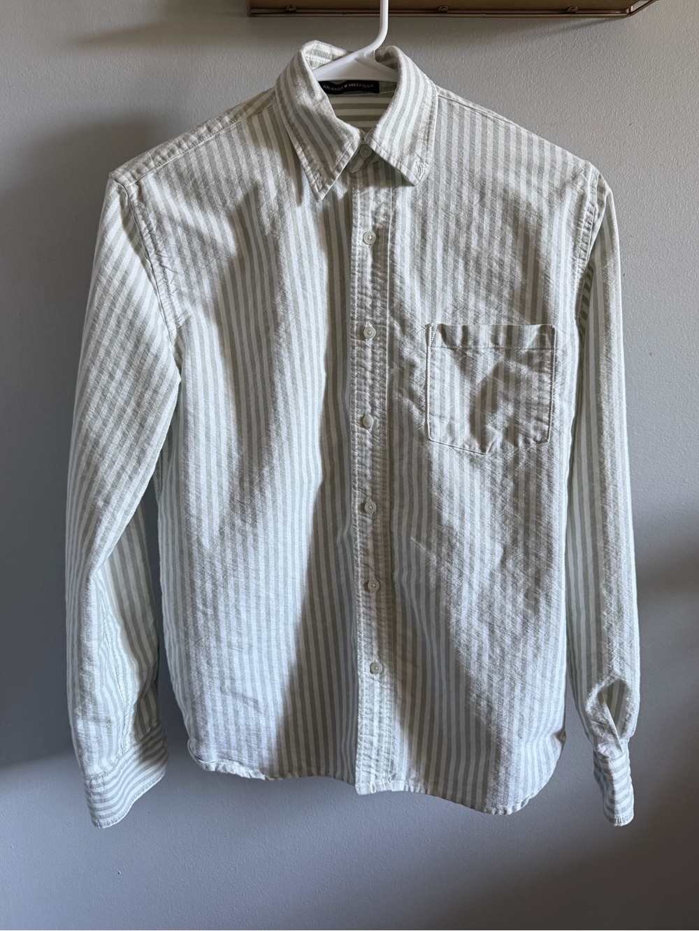 Striped Button-Down Shirt